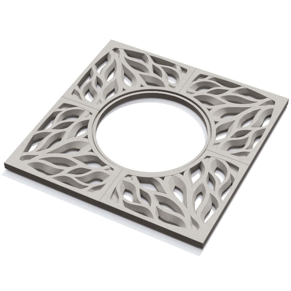 Приствольная решетка для дерева ZKING CRUST 1.2х1.2м Бежевая